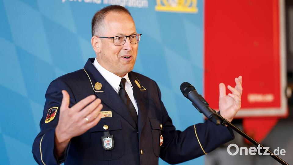 Johann Eitzenberger leitet den Landesfeuerwehrverband in Bayern. (Archivbild) Bild: Daniel Löb/dpa