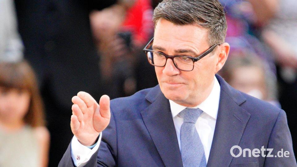 Seit einer Arbeitswoche im Amt: Andy Burnham Bild: Ben Birchall/PA Wire/dpa