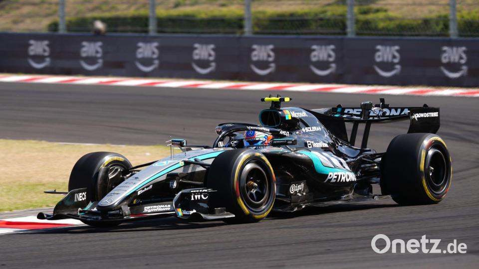 Kimi Antonelli beweist Kämpferherz in der Puszta. Bild: David Davies/PA Wire/dpa