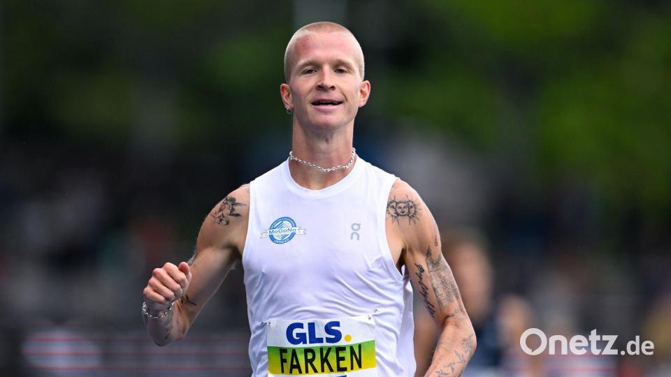 Robert Farken stürmte über 1.500 Meter ungefährdet zum Sieg. Bild: Sven Hoppe/dpa