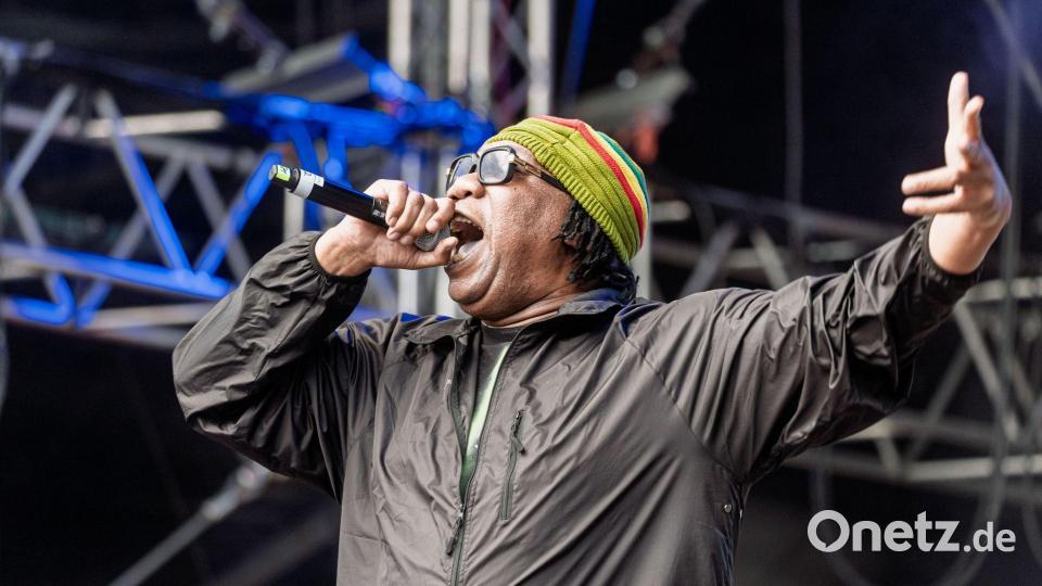 Rapper KRS-One tritt beim "Old But Gold"-Festival auf Bild: Markus Scholz/dpa