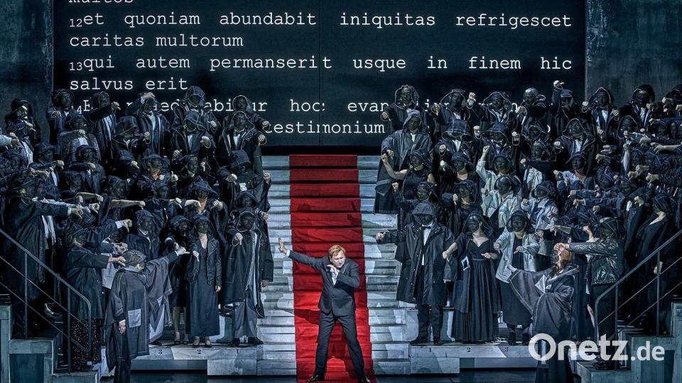 Andreas Schager gibt den Diktator. Bild: Enrico Nawrath/Bayreuther Festspiele/dpa