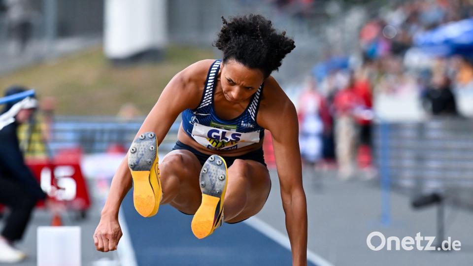 Malaika Mihambo verpasste ihren nächsten deutschen Meistertitel. Bild: Sven Hoppe/dpa
