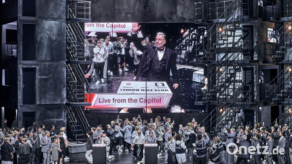 Die Oper soll ein Mahnmal sein. Bild: Enrico Nawrath/Bayreuther Festspiele/dpa