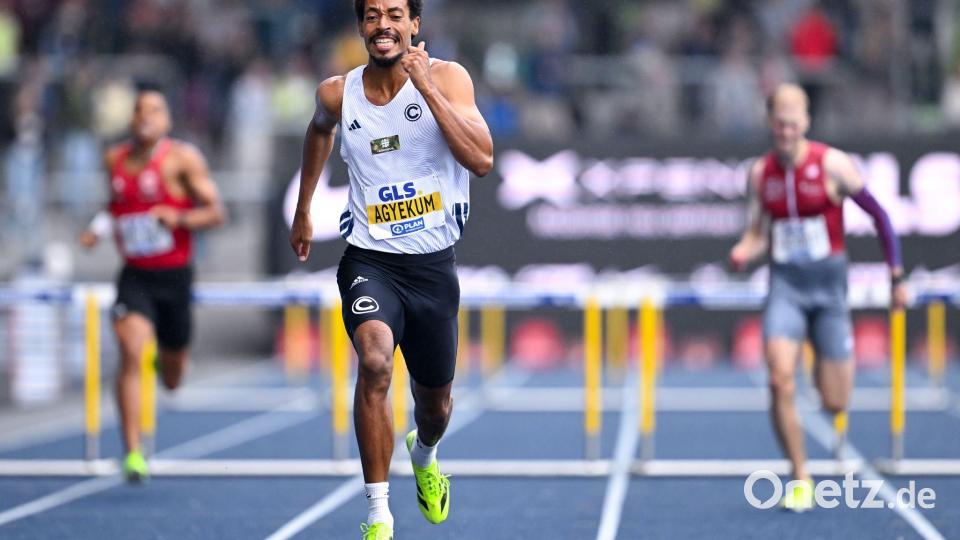 Emil Agyekum löschte eine weitere alte Bestmarke aus. Bild: Sven Hoppe/dpa