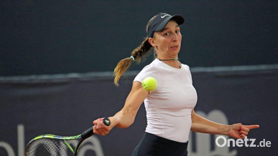 Holte in ihrer Heimatstadt Hamburg ihren zweiten Turniersieg auf der WTA-Tour: Tennisspielerin Tamara Korpatsch. Bild: Markus Tischler/dpa