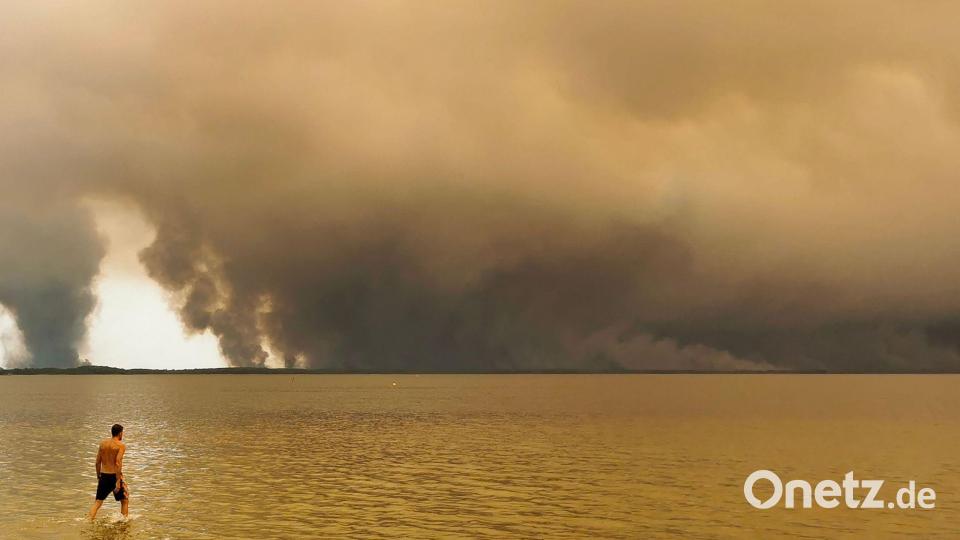 Waldbrände wüten in Frankreich. Bild: Maximilien Lamy/AFP/dpa