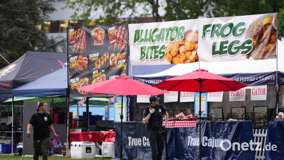 Auf dem Gelände fand am Wochenende ein Food Festival statt. Bild: Nick Wagner/The Seattle Times/AP/dpa