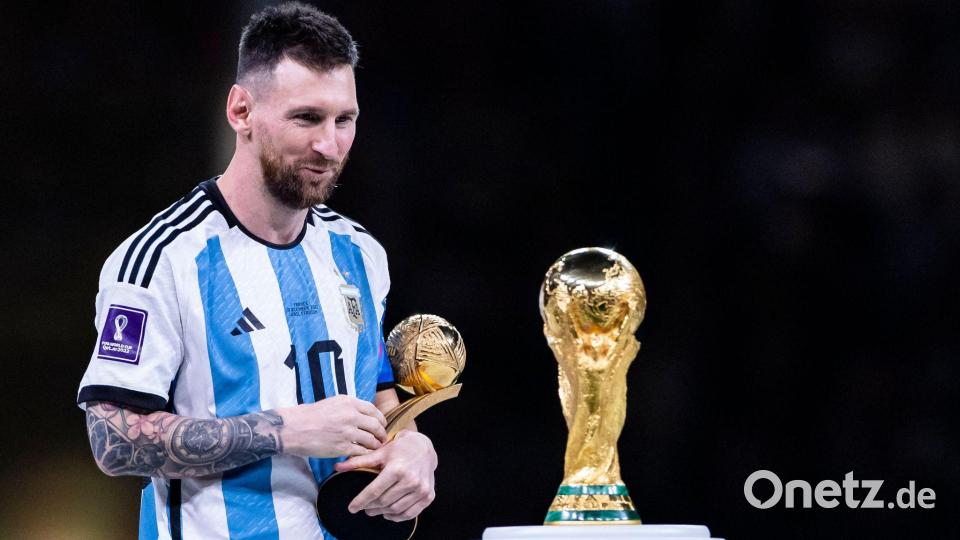 Holt er sich wie 2022 in Katar wieder den Pokal? Lionel Messi. Archivbild: Tom Weller/dpa