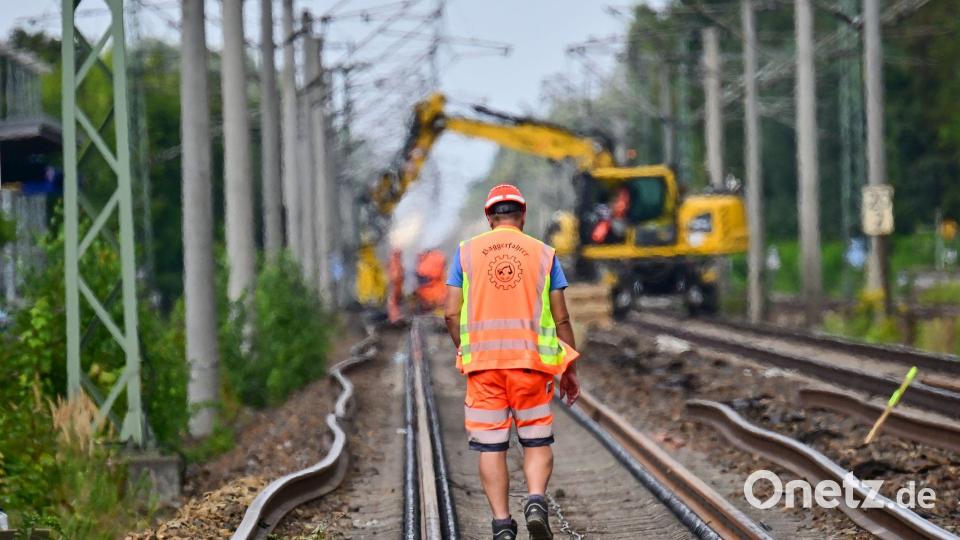 Die Sanierung des Schienennetzes dauert noch viele Jahre. (Archivfoto) Bild: Sebastian Gollnow/dpa