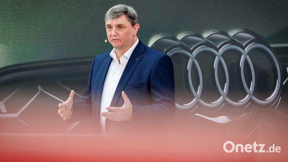 Audi-Finanzchef Jürgen Rittersberger muss die Prognose kappen. (Archivbild) Bild: Daniel Karmann/dpa