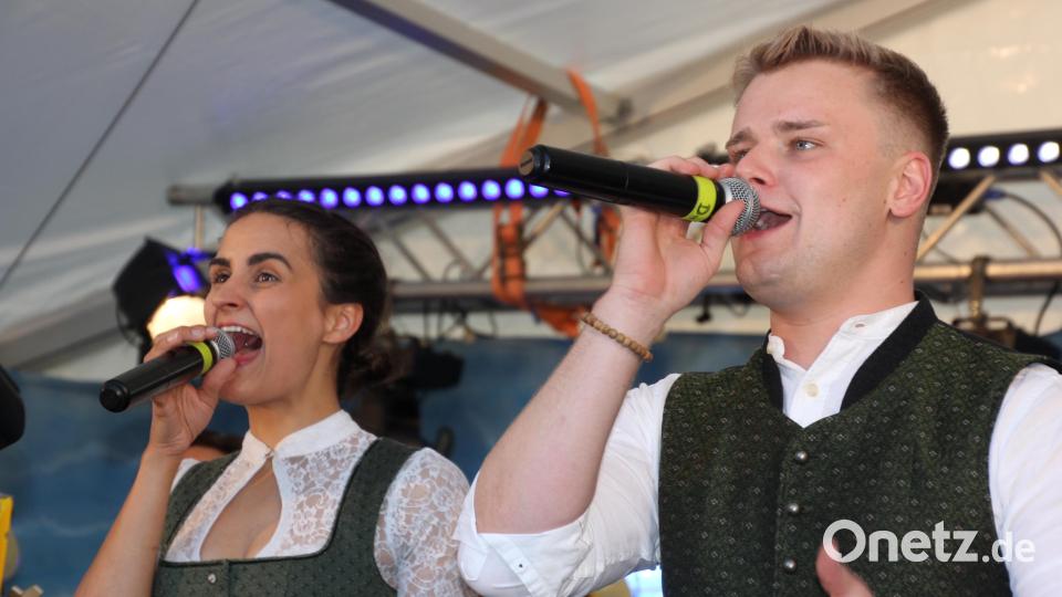 Das Gesangduo der "Pirker Blechmusi". Bild: Konrad Rosner
