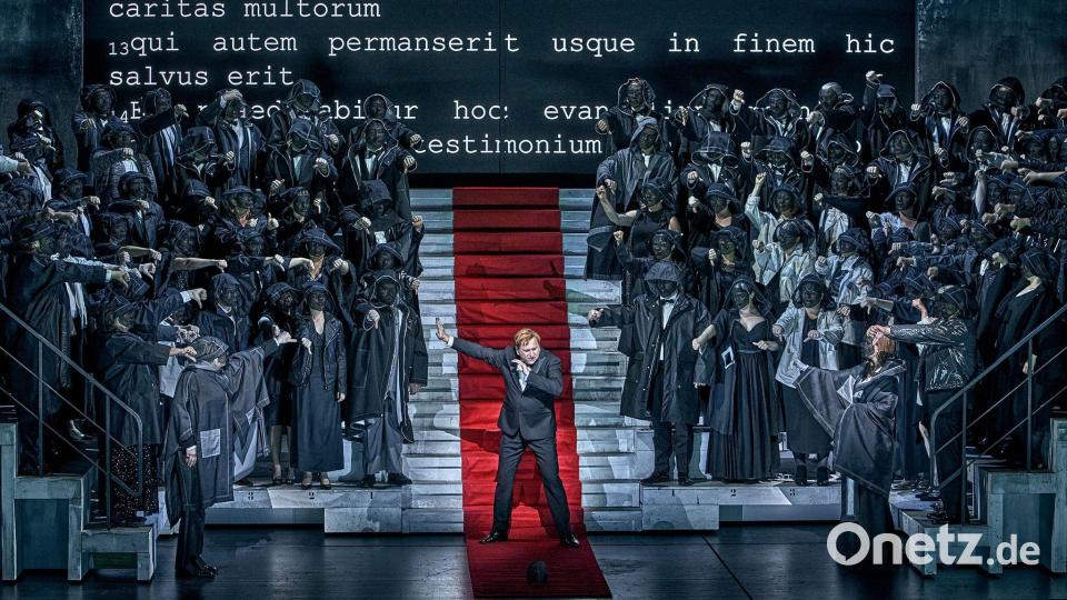 Andreas Schager überzeugte als Diktator. Bild: Enrico Nawrath/Bayreuther Festspiele/dpa