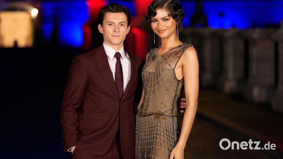 Die Stars aus „Spider-Man: Brand New Day“, Tom Holland und Zendaya, sind im echten Leben verheiratet. (Archivbild) Bild: Alessandra Tarantino/AP/dpa