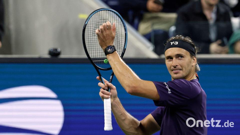 Alexander Zverev tritt bei den US Open im Mixed-Wettbewerb mit der Amerikanerin Taylor Townsend an. (Archivbild) Bild: Adam Hunger/AP/dpa
