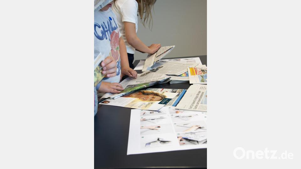 Grundschüler zeigten große Begeisterung für Zeitungsprodukte von Oberpfalz-Medien. Bild: Lea Zirkelbach
