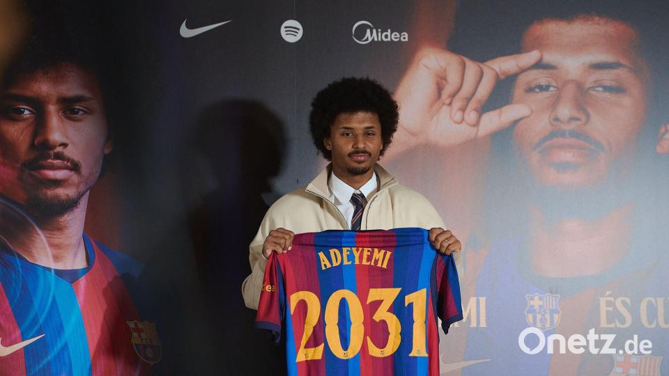 Abgang aus Dortmund: Karim Adeyemi wechselte zum FC Barcelona. (Archivbild) Bild: Gerard Franco/DAX via ZUMA Press Wire/dpa