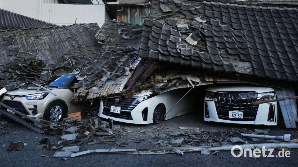Nach schwerem Erdbeben in Japan Bild: Hiro Komae/AP/dpa