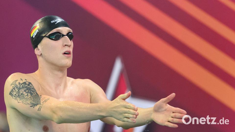 Lukas Märtens zählt zu den Goldkandidaten. (Archivbild) Bild: Robert Michael/dpa