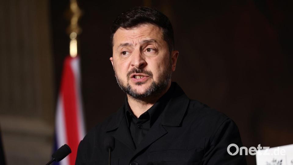 Selenskyj hatte vorab vor den Angriffen gewarnt. (Archivbild) Bild: Teresa Suarez/POOL EPA/AP/dpa