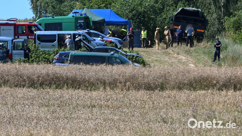 Bei den russischen Luftangriffen auf die Ukraine soll auch ein Marschflugkörper in Polen abgestürzt sein. Bild: Wojtek Jargilo/PAP/dpa