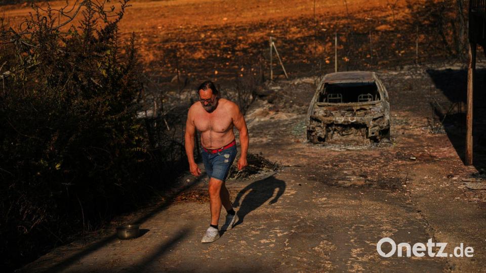 Bei ihrer Rückkehr finden die Evakuierten in Spanien große Zerstörungen vor. Bild: Manu Fernandez/AP/dpa