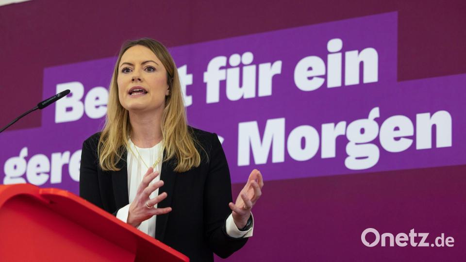 Clara Bünger von der Linken warnt vor „höheren Mauern“. (Archivbild) Bild: Jürgen Lösel/dpa