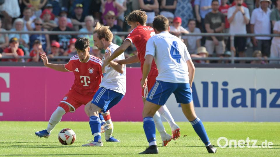 Der FC Bayern hat sein Trainingslager am Tegernsee beendet. Bild: Peter Kneffel/dpa