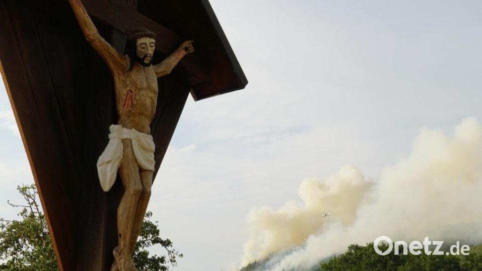 Waldbrand in Freudenberg. Bild: Rudi Wilhelm