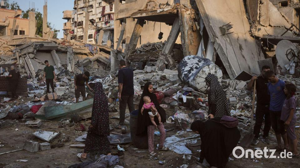 Der Plan für den Gazastreifen ist ambitioniert. Bild: Jehad Alshrafi/AP/dpa