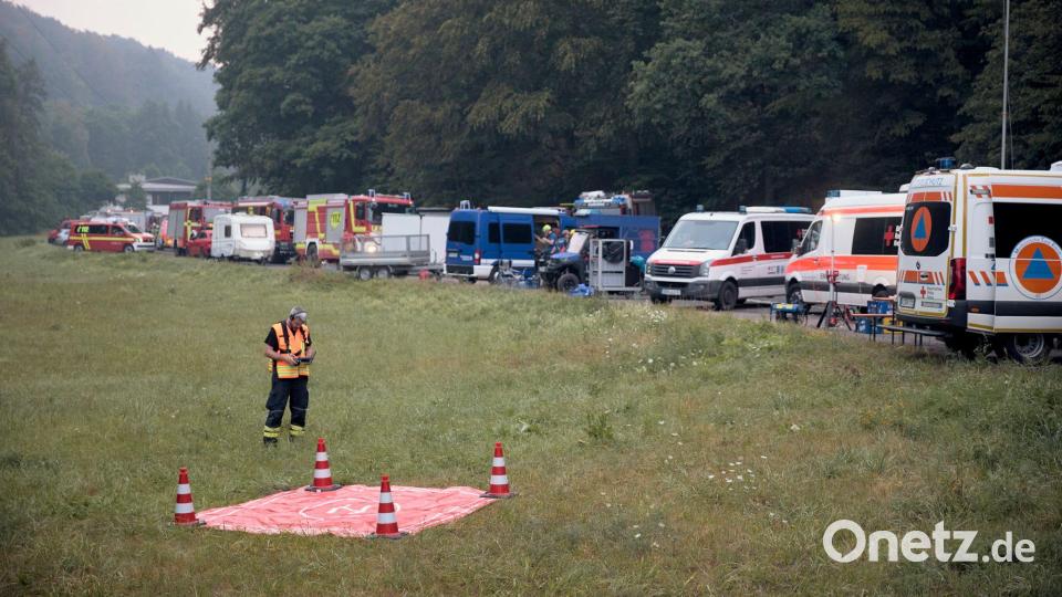 Der Waldbrand bei Freudenberg sorgte für einen Großeinsatz. Bild: Tizian Gerbing/dpa