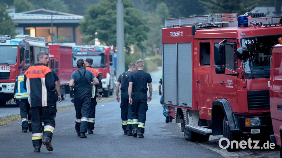 Der Waldbrand bei Freudenberg sorgte für einen Großeinsatz. Bild: Tizian Gerbing/dpa