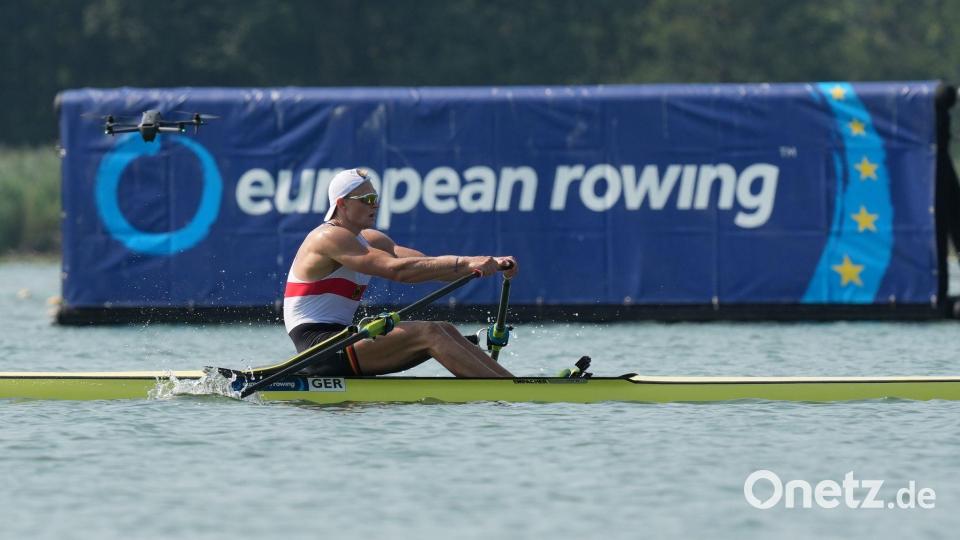 Oliver Zeidler setzte in seinem Halbfinale mit einer Europameisterschafts-Bestzeit ein Ausrufezeichen. Bild: Antonio Calanni/AP/dpa