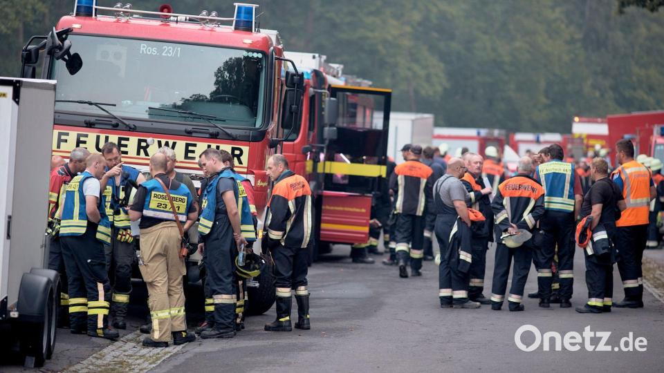 Der Waldbrand bei Freudenberg sorgte für einen Großeinsatz. Bild: Tizian Gerbing/dpa