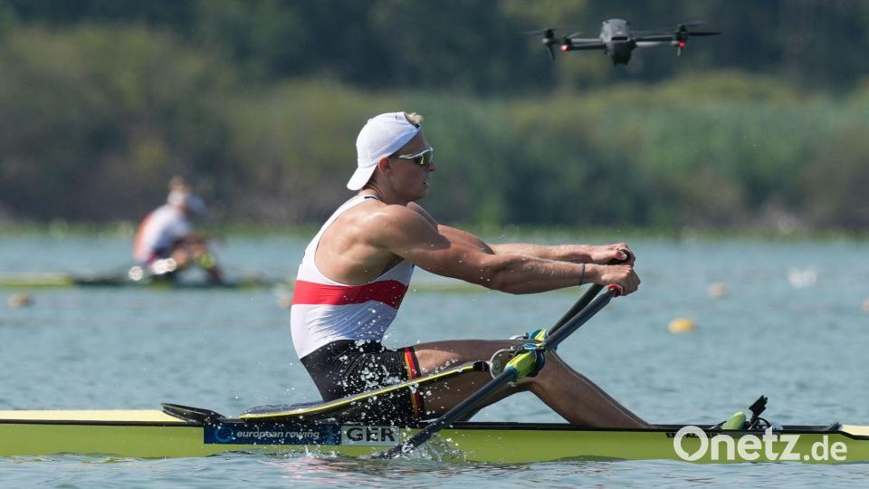 Oliver Zeidler sicherte sich damit seinen vieren EM-Titel. Bild: Antonio Calanni/AP/dpa