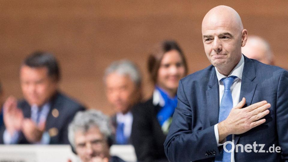 Der große Moment für Gianni Infantino: Seine Wahl zum FIFA-Präsidenten 2016. (Archivbild) Bild: picture alliance / dpa