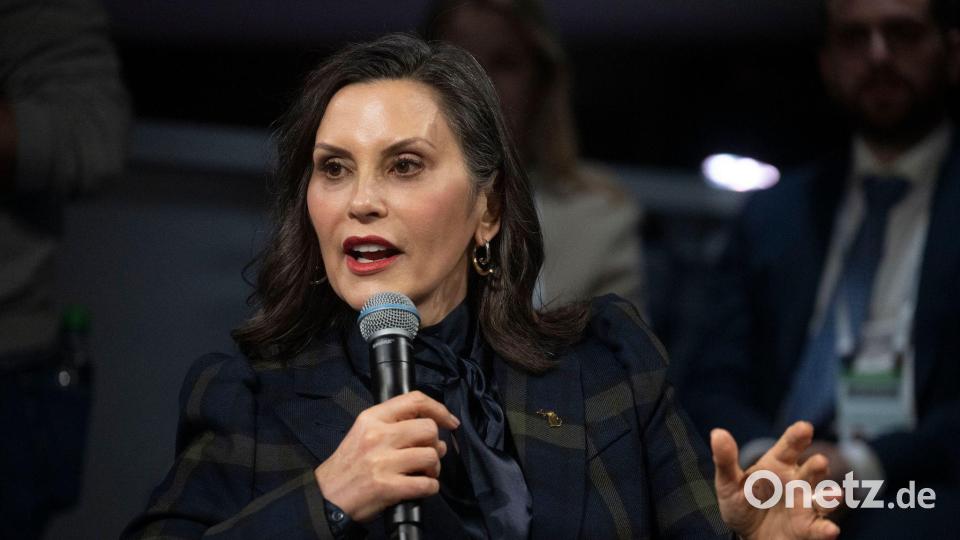 Wird Gretchen Whitmer bei der US-Wahl 2028 als Präsidentschaftskandidatin der Demokraten antreten? (Archivbild) Bild: Marijan Murat/dpa