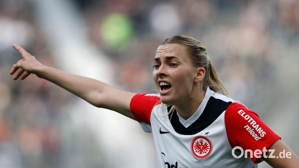 Frankfurter Führungsfigur im Fokus: Laura Freigang. (Archivbild) Bild: Heiko Becker/dpa