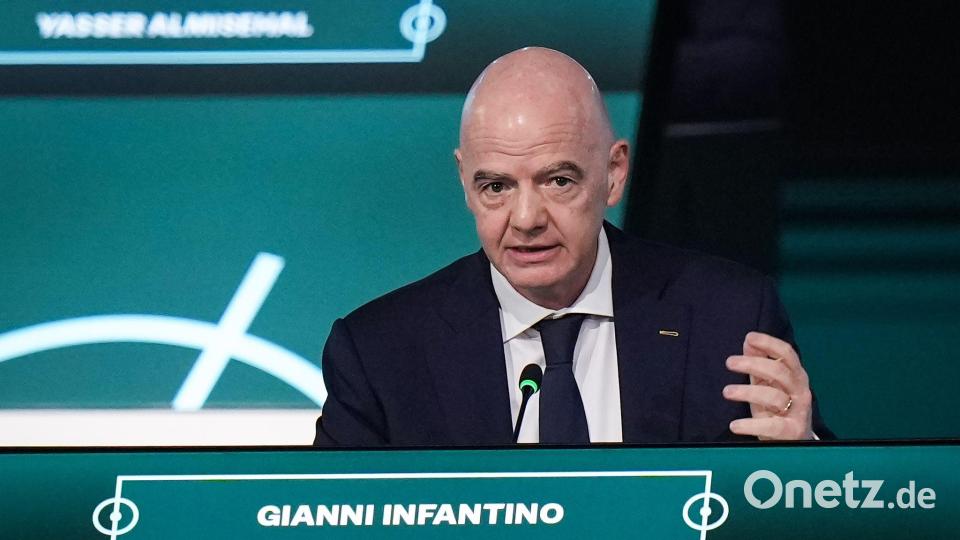 Europa macht Druck auf Gianni Infantino. (Archivbild) Bild: Darryl Dyck/The Canadian Press/AP/dpa