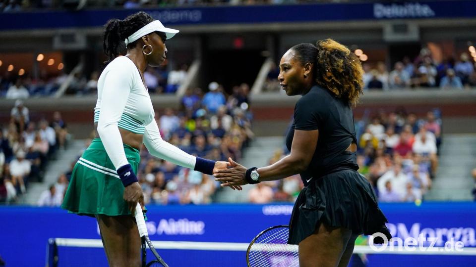 Venus (l) und Serena Williams möchten in Cincinnati gemeinsam antreten. (Archivfoto) Bild: Frank Franklin II/AP/dpa