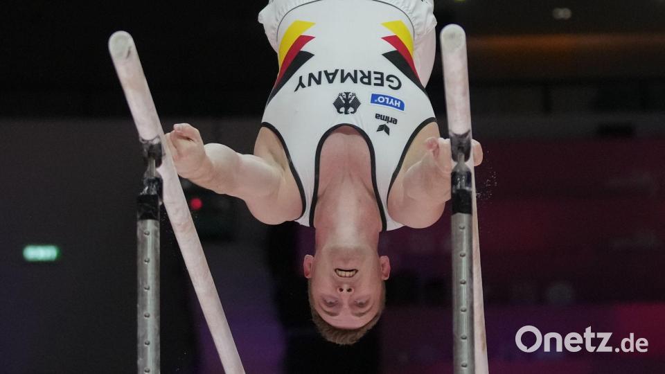 Kann seinen Titel nicht verteidigen: Nils Dunkel. (Archivbild) Bild: Dita Alangkara/AP/dpa