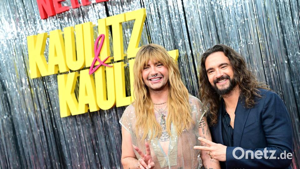 Deutschlands wohl bekannteste Zwillinge: Bill und Tom Kaulitz. (Archivbild) Bild: Sebastian Gollnow/dpa