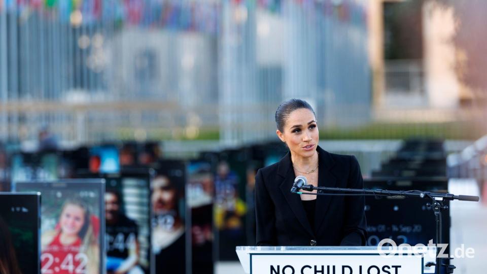 Immer wieder engagiert sich Meghan für den guten Zweck. (Archivbild) Bild: Cyril Zingaro/KEYSTONE/dpa