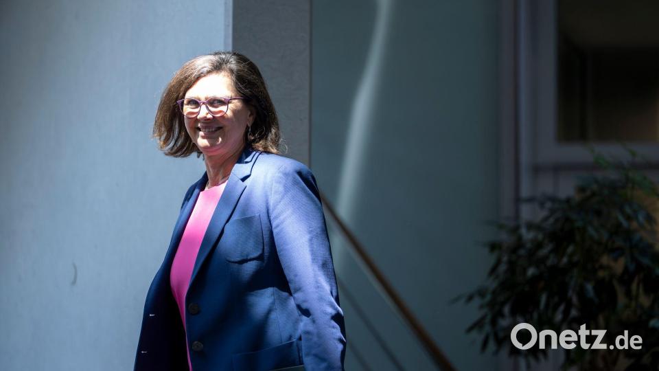 Ist schon seit längerem für das höchste Staatsamt im Gespräch: Bayerns Landtagspräsidentin Ilse Aigner (CDU). (Archivbild) Bild: Peter Kneffel/dpa