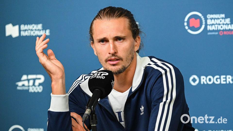 Alexander Zverev  bereitet sich schon in Montreal auf die US Open vor. Bild: Graham Hughes/The Canadian Press/AP/dpa