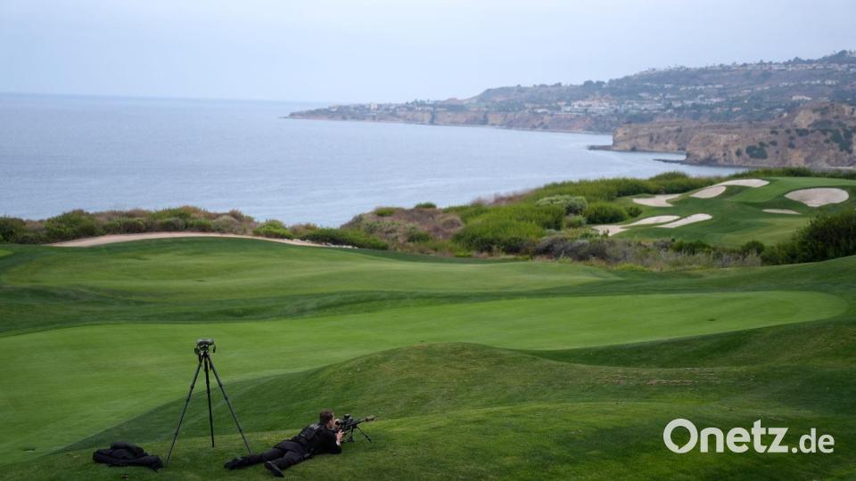 US-Präsident Donald Trump hatte seinen Golfplatz im Großraum Los Angeles auch bereits während des Wahlkampfs 2024 für einen Auftritt genutzt. (Archivbild) Bild: Jae C. Hong/AP