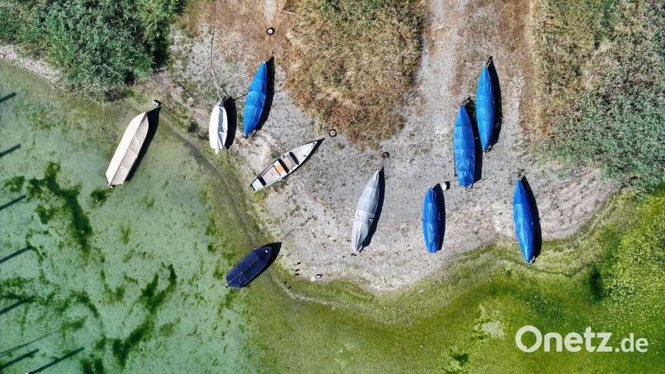 Auch am Bodensee lagen schon vor Wochen Boote auf dem Trockenen. Bild: Felix Kästle/dpa