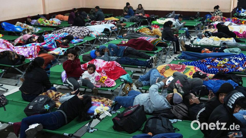 Mehr als 600 Menschen wurden in Notunterkünfte gebracht. Bild: Moises Castillo/AP/dpa