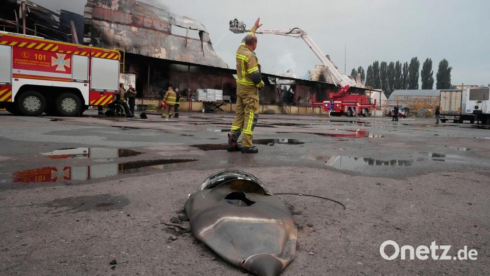 In Verteilzentren der Supermarktkette Silpo wurden sechs Menschen getötet. Bild: Efrem Lukatsky/AP/dpa