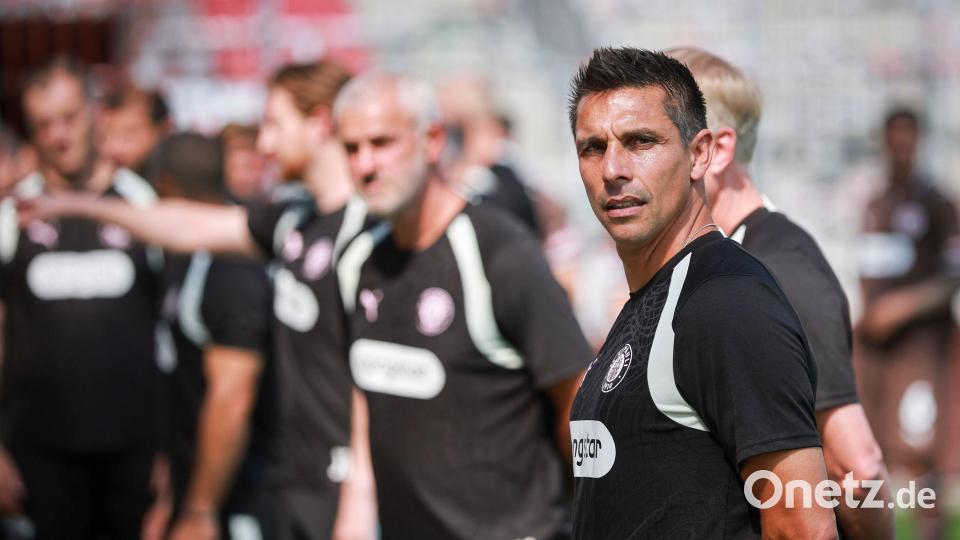 St. Paulis neuer Coach Marcel Rapp hat Zweitliga-Erfahrung. (Archivbild) Bild: Christian Charisius/dpa